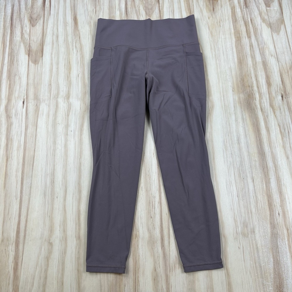 Athleta Salutation 7/8 Tight Women's Medium PowerCita Yoga Athletic Maroon